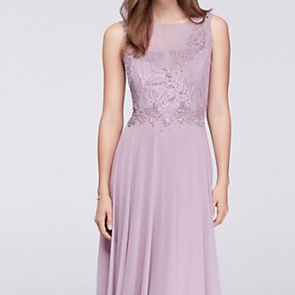 Lavender bridesmaid dress/gown